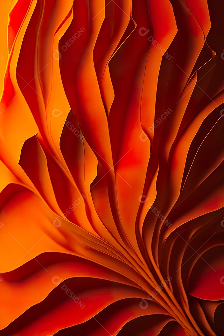 Fundo laranja primavera