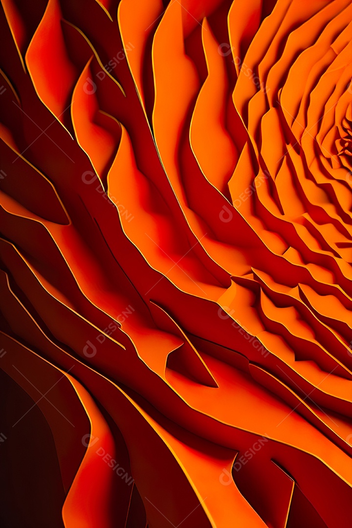 Fundo laranja primavera