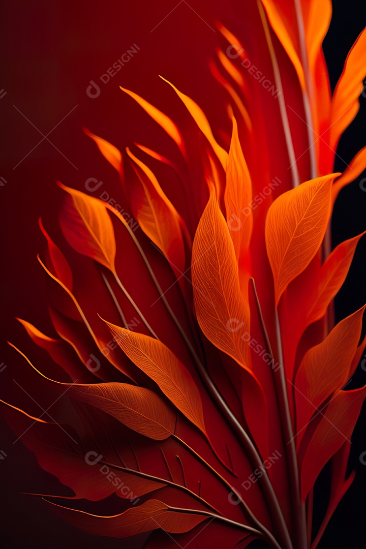 Fundo laranja primavera