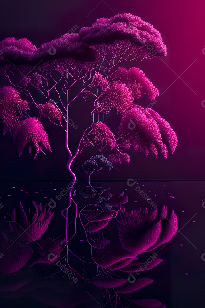 Fundo rosa primavera ou outono