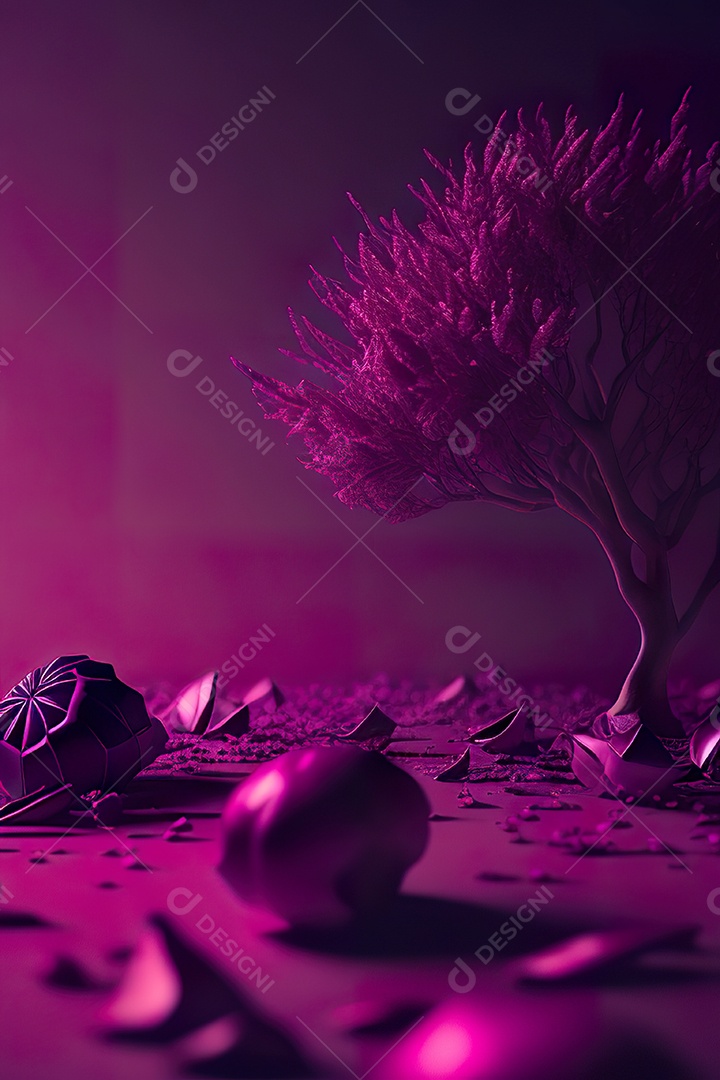 Fundo rosa primavera ou outono