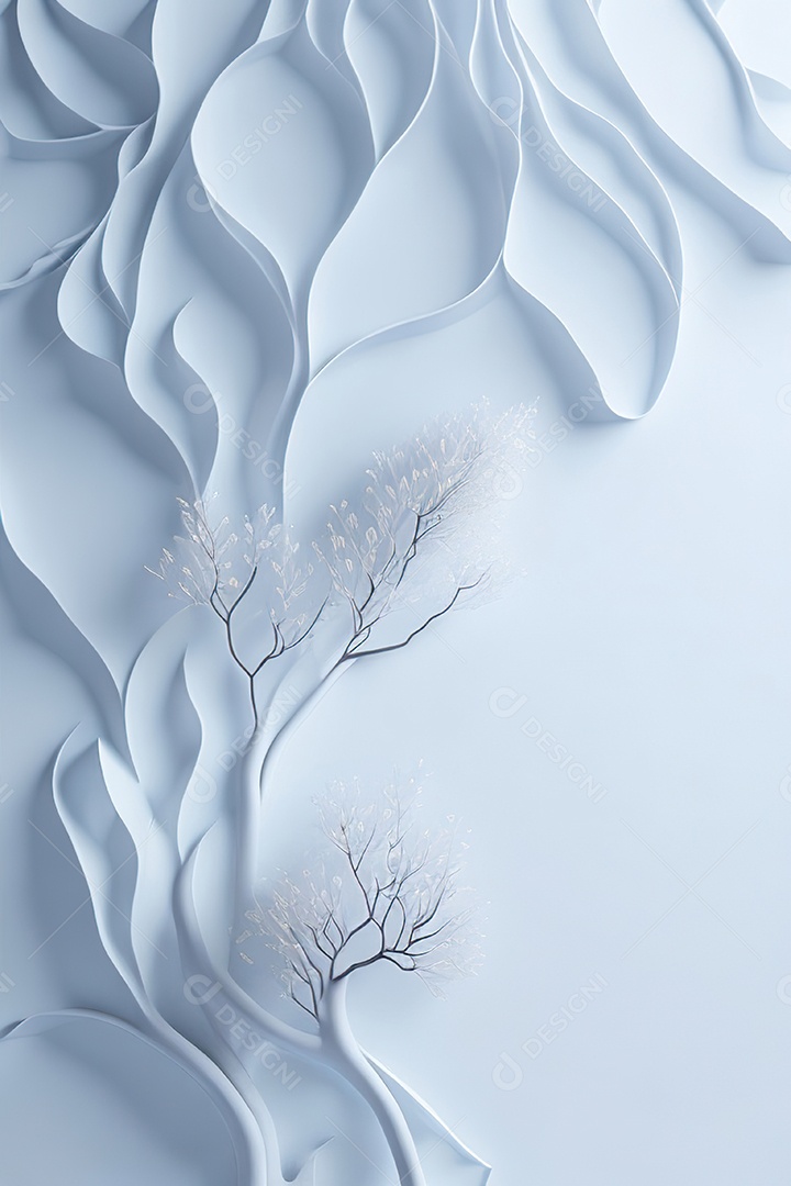 Fundo de primavera branc