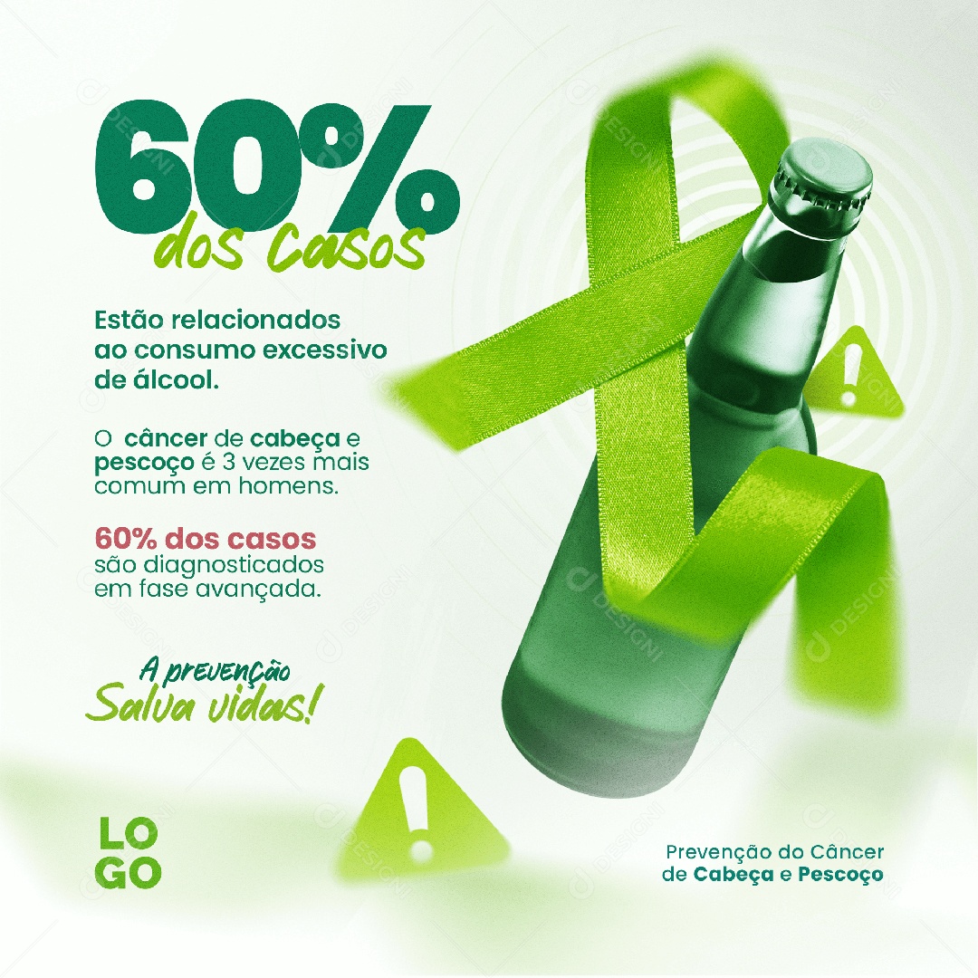 Previna-Se Julho Verde Social Media PSD Editável