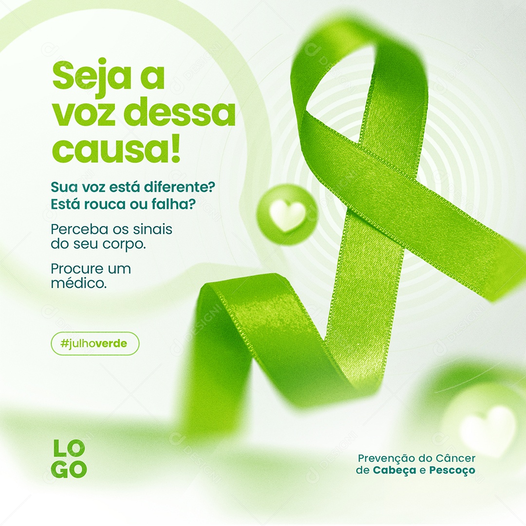 Seja a Voz Dessa Causa Social Media PSD Editável