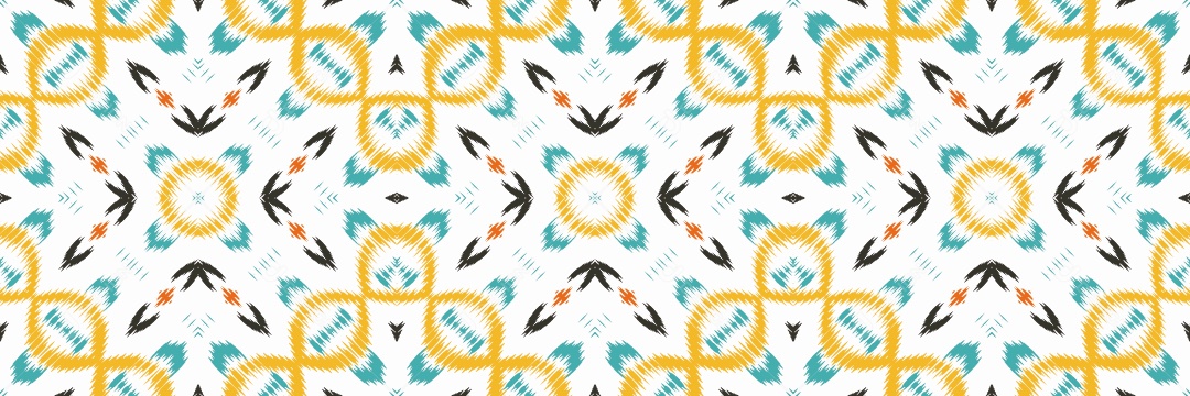 Padrão Tribal Tradicional Estilo Asteca Colorido Vetor EPS