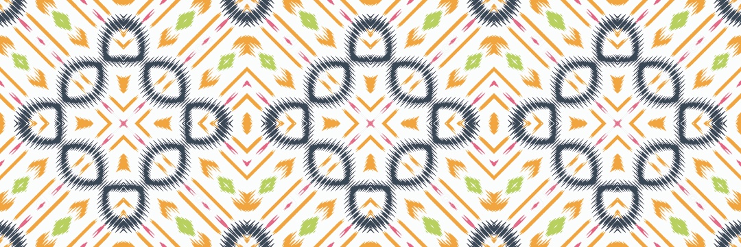 Padrão Tribal Tradicional Estilo Asteca Colorido Vetor EPS