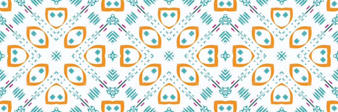 Padrão Tribal Tradicional Estilo Asteca Colorido Vetor EPS