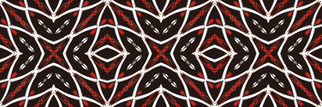 Padrão Tribal Tradicional Estilo Asteca Colorido Vetor EPS