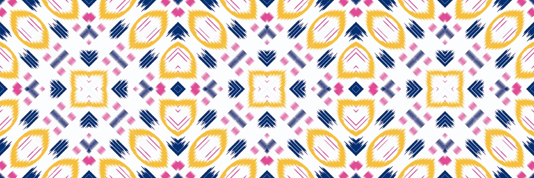 Padrão Tribal Tradicional Estilo Asteca Colorido Vetor EPS