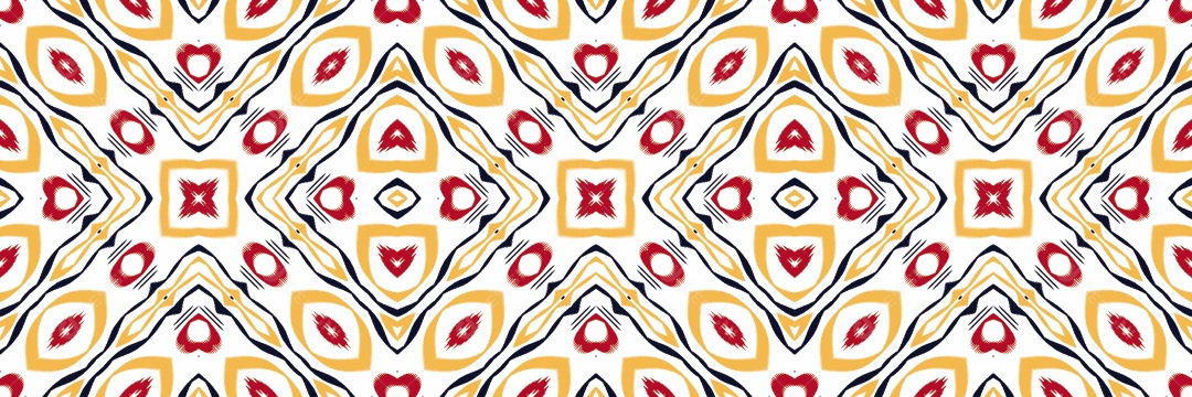 Padrão Tribal Tradicional Estilo Asteca Colorido Vetor EPS