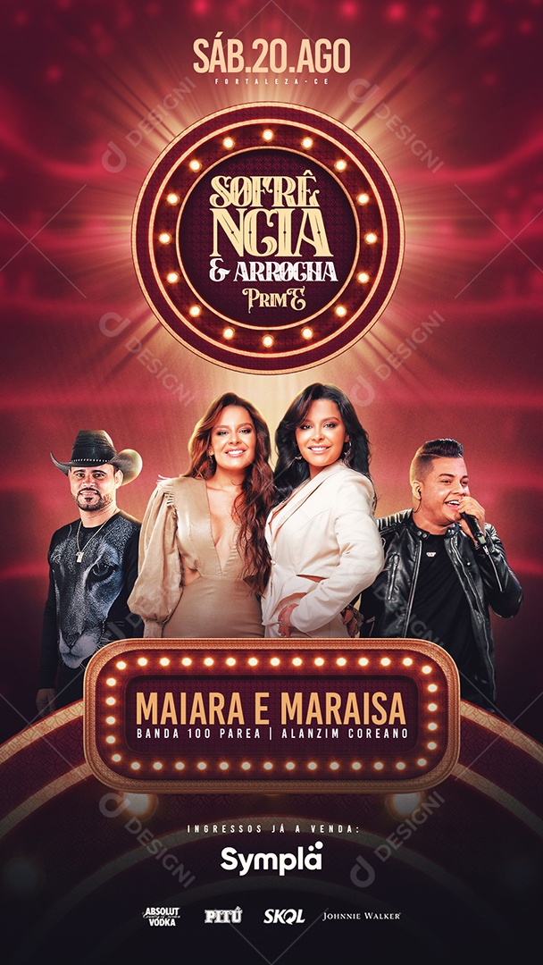 Sofrência e arrocha Social Media PSD Editável