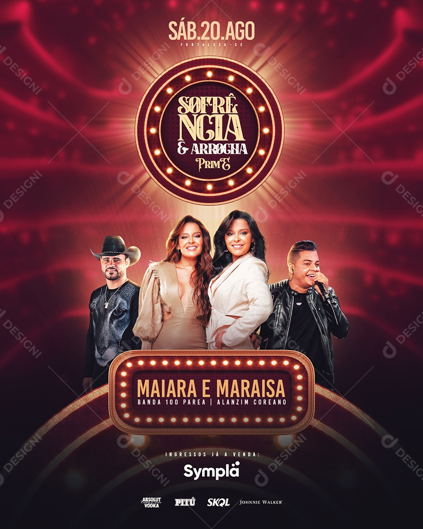 Sofrência e arrocha Social Media PSD Editável