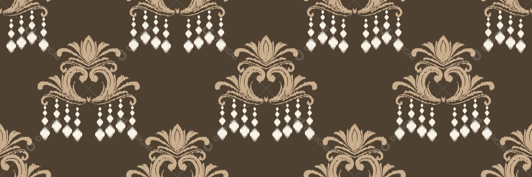 Padrão Tribal Tradicional Estilo Asteca Colorido Vetor EPS