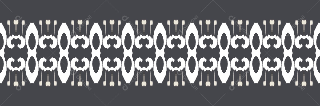 Padrão Tribal Tradicional Estilo Asteca Colorido Vetor EPS