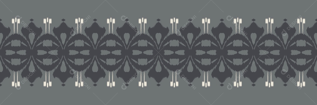 Padrão Tribal Tradicional Estilo Asteca Colorido Vetor EPS