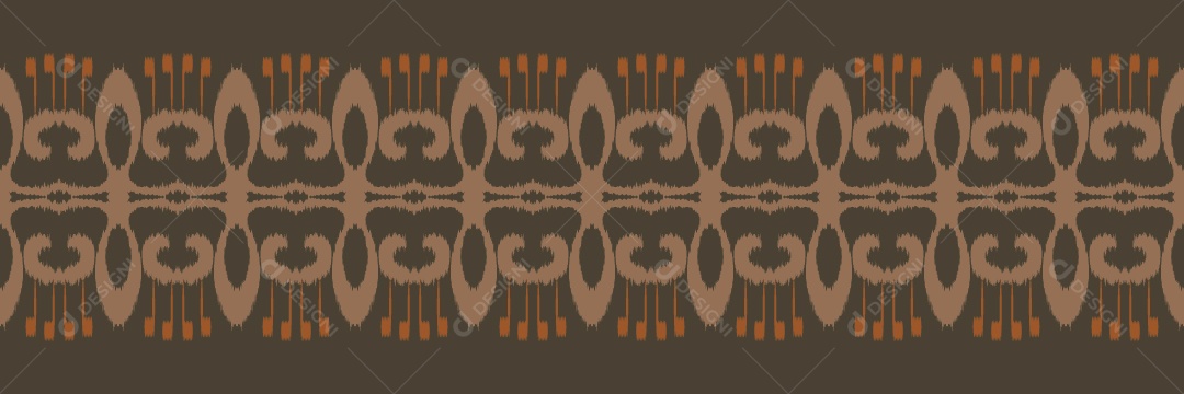 Padrão Tribal Tradicional Estilo Asteca Colorido Vetor EPS