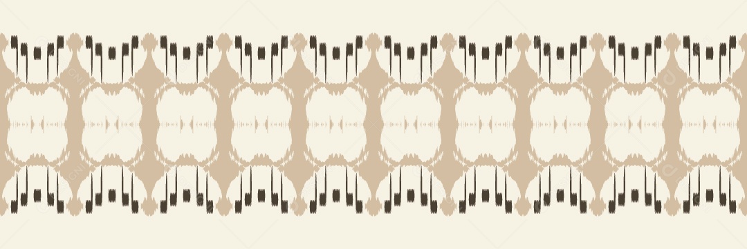 Padrão Tribal Tradicional Estilo Asteca Colorido Vetor EPS