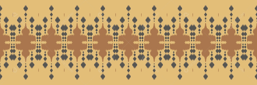 Padrão Tribal Tradicional Estilo Asteca Colorido Vetor EPS