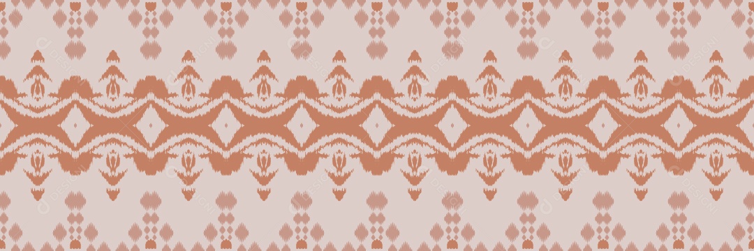 Padrão Tribal Tradicional Estilo Asteca Tapete Colorido Vetor EPS