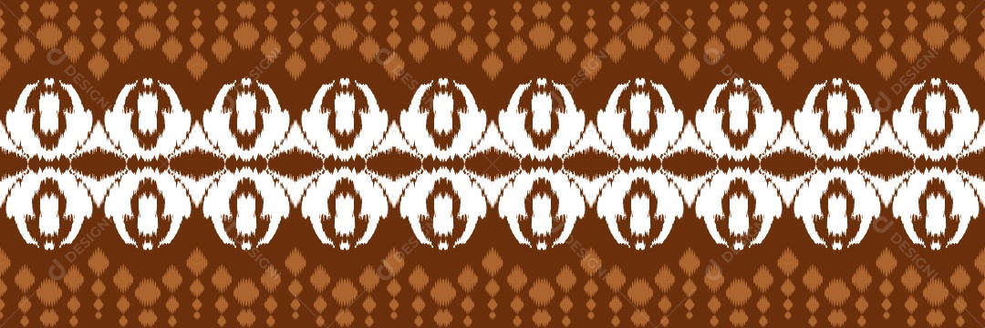 Padrão Tribal Tradicional Estilo Asteca Tapete Colorido Vetor EPS