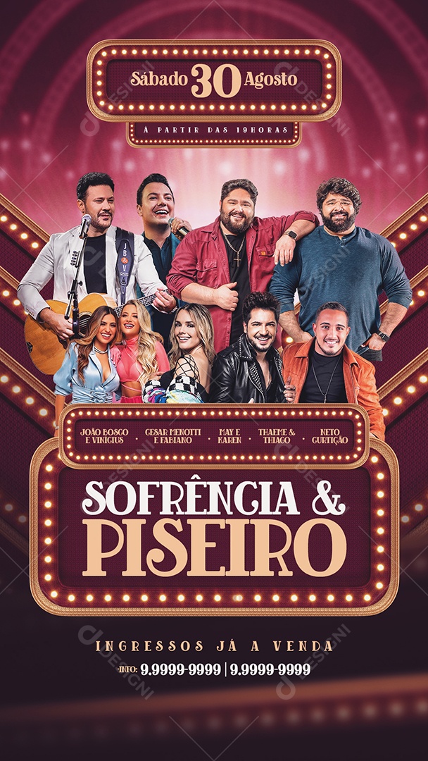 Story Sofrência e Piseiro Social Media PSD Editável