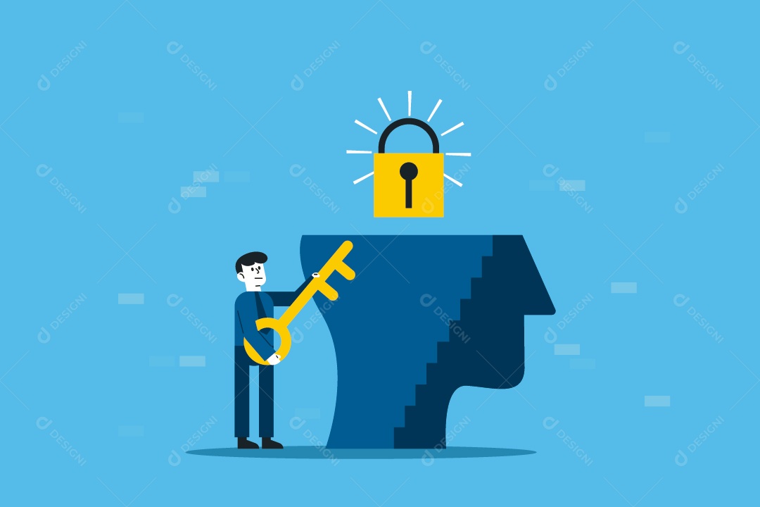 Chave Para o Sucesso Comercial Ilustração Vetor EPS