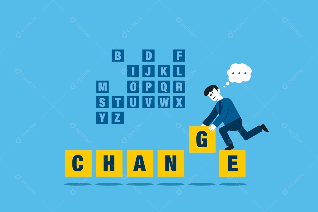 Transformação de Negócios Ilustração Vetor EPS