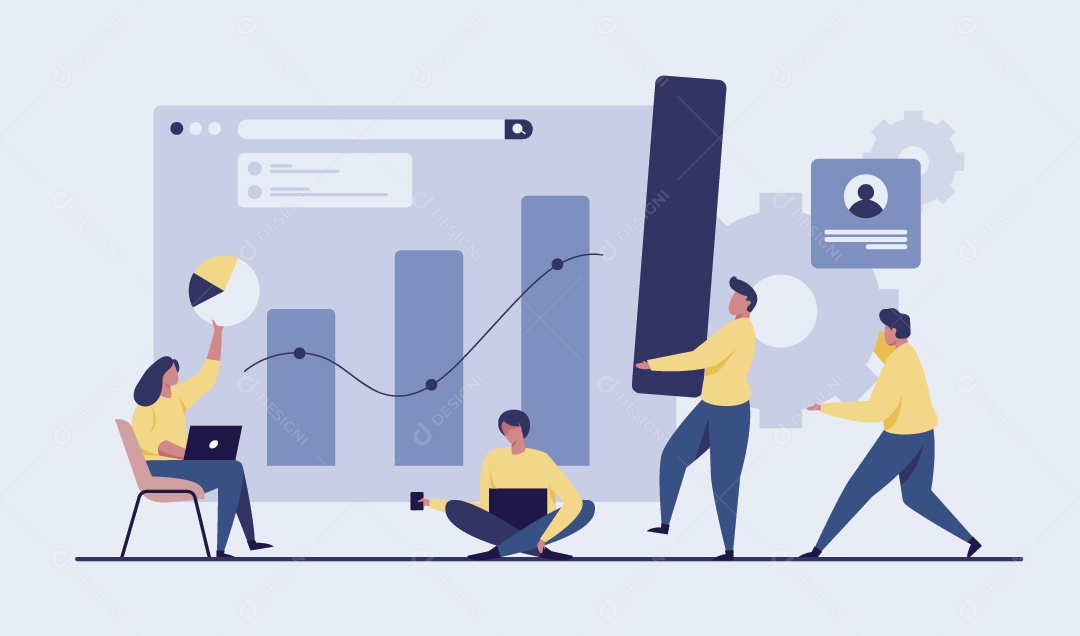 Empresários Ilustração Vetor EPS