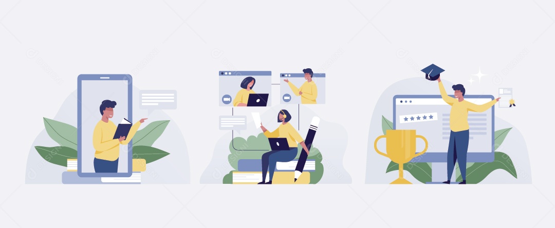 Curso Online Ilustração Vetor EPS