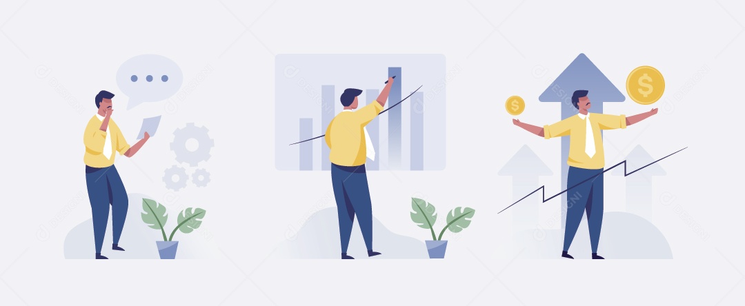 Empresário Ilustração Vetor EPS