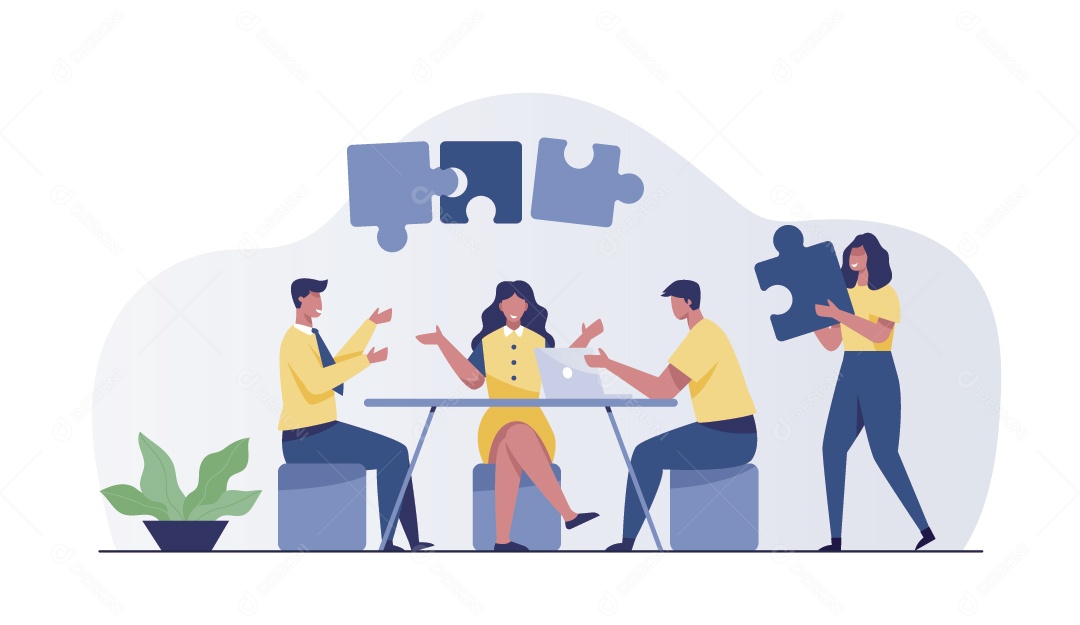 Empresários Ilustração Vetor EPS