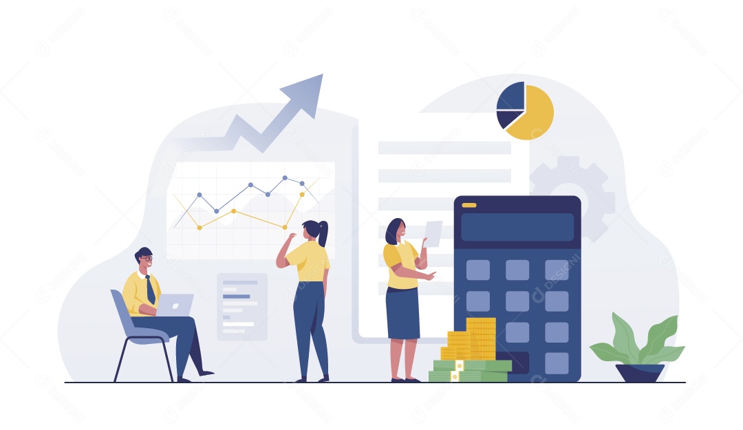 Contador Ilustração Vetor EPS