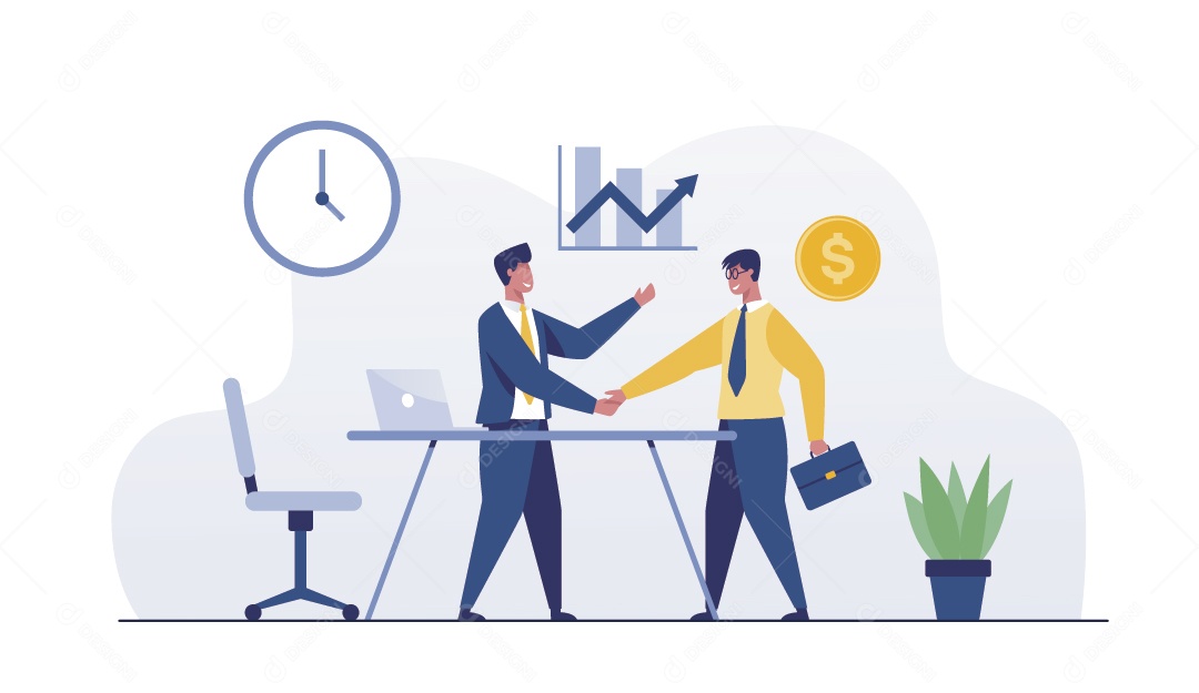 Empresários Ilustração Vetor EPS