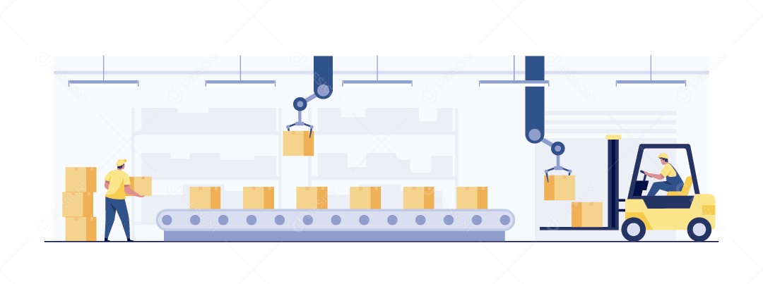 Seleção Automática De Produtos Ilustração Vetor EPS [download] - Designi