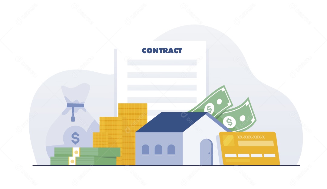 Imóveis Ilustração Vetor EPS