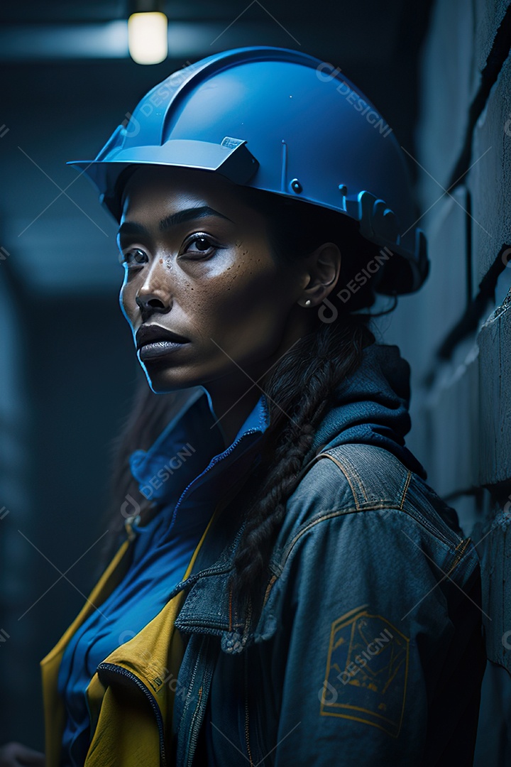 Imagem realista de mulher trabalhadora