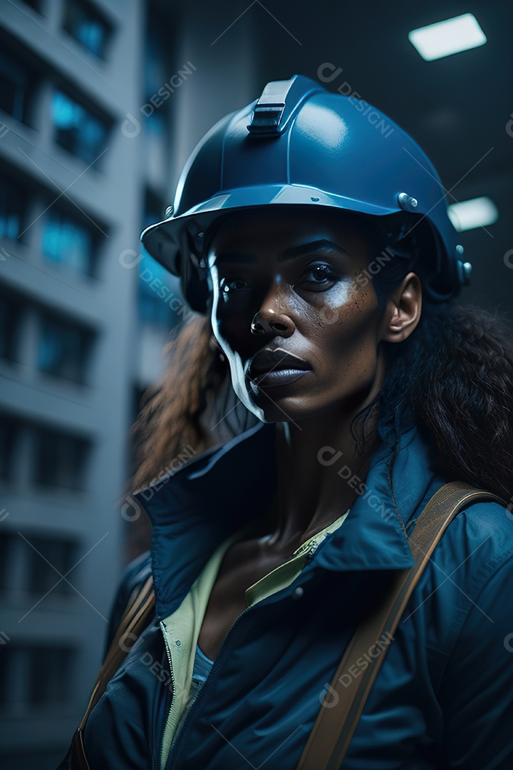 Imagem realista de mulher trabalhadora