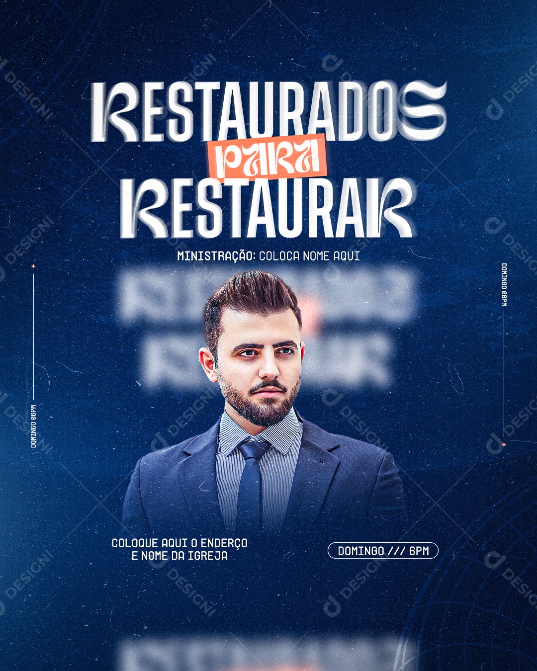 Restaurados Para Restaurar Social Media PSD Editável