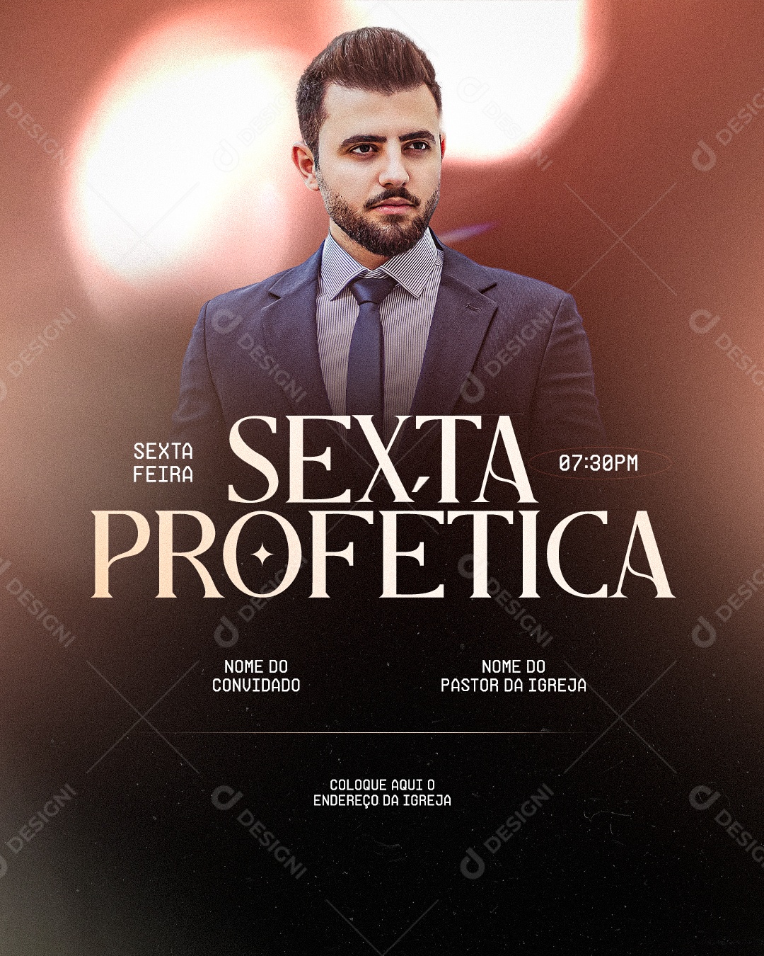 Sexta Profética Social Media PSD Editável