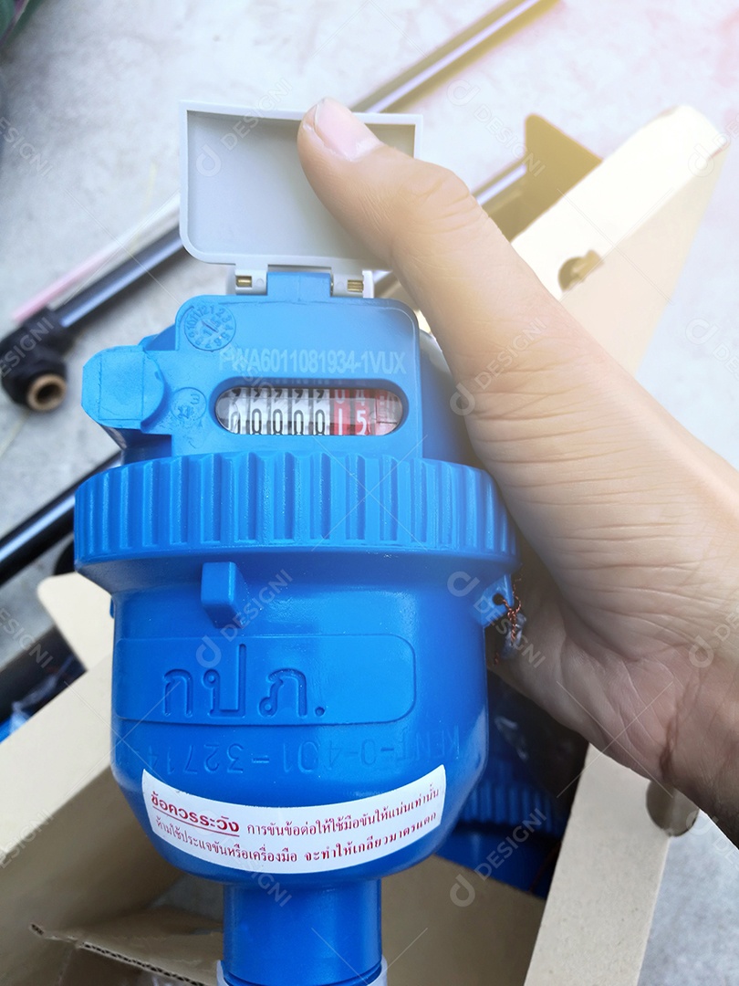 Válvula para filtro azul