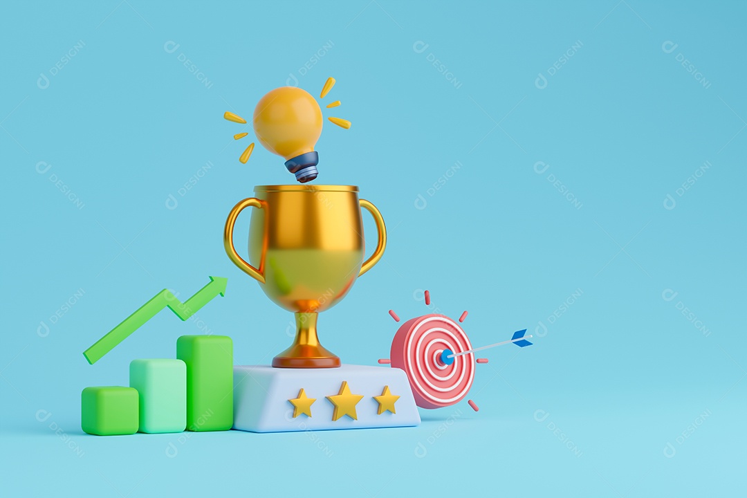 Desenvolvimento de negócios e conceito de sucesso.