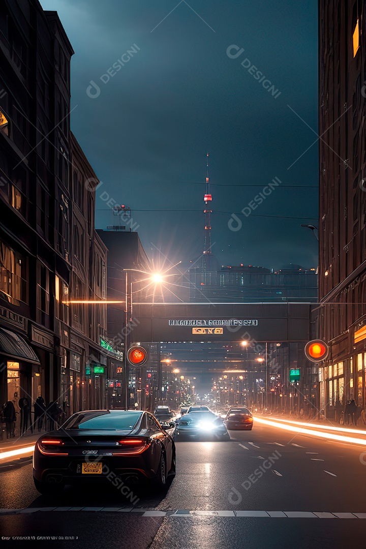 Cars on busy streets