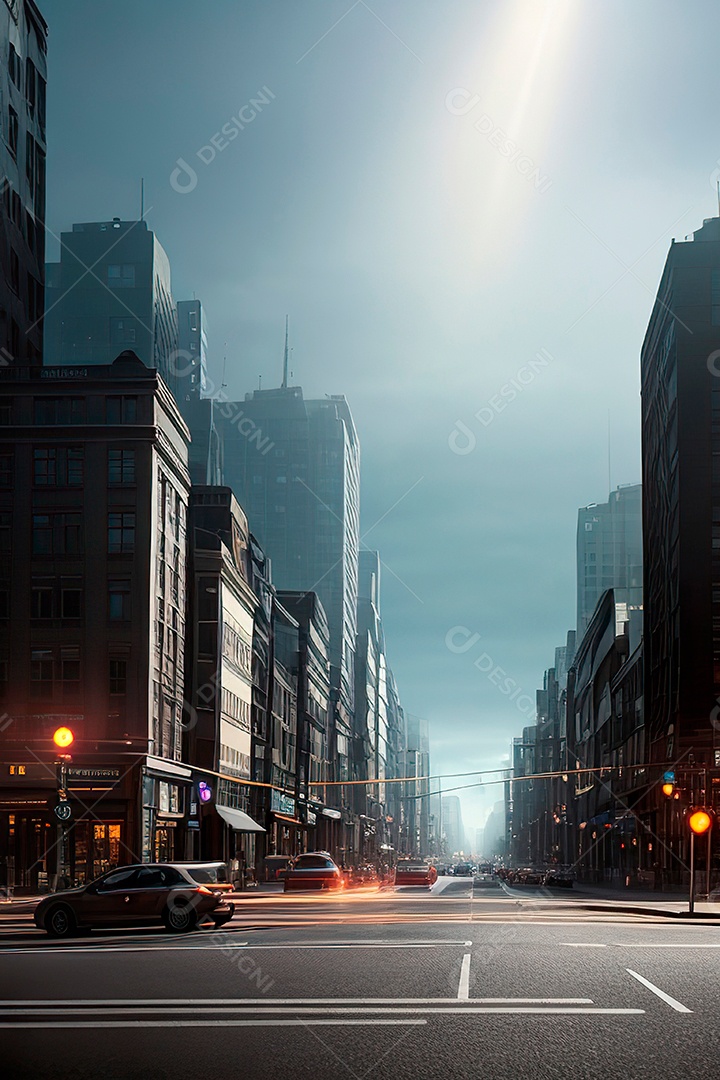 Cars on busy streets