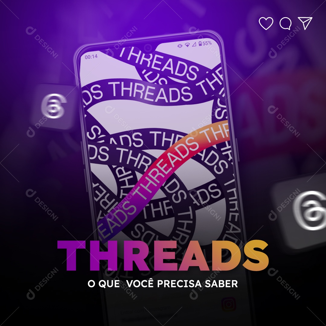 Threadso Que Você Precisar PSD Editável