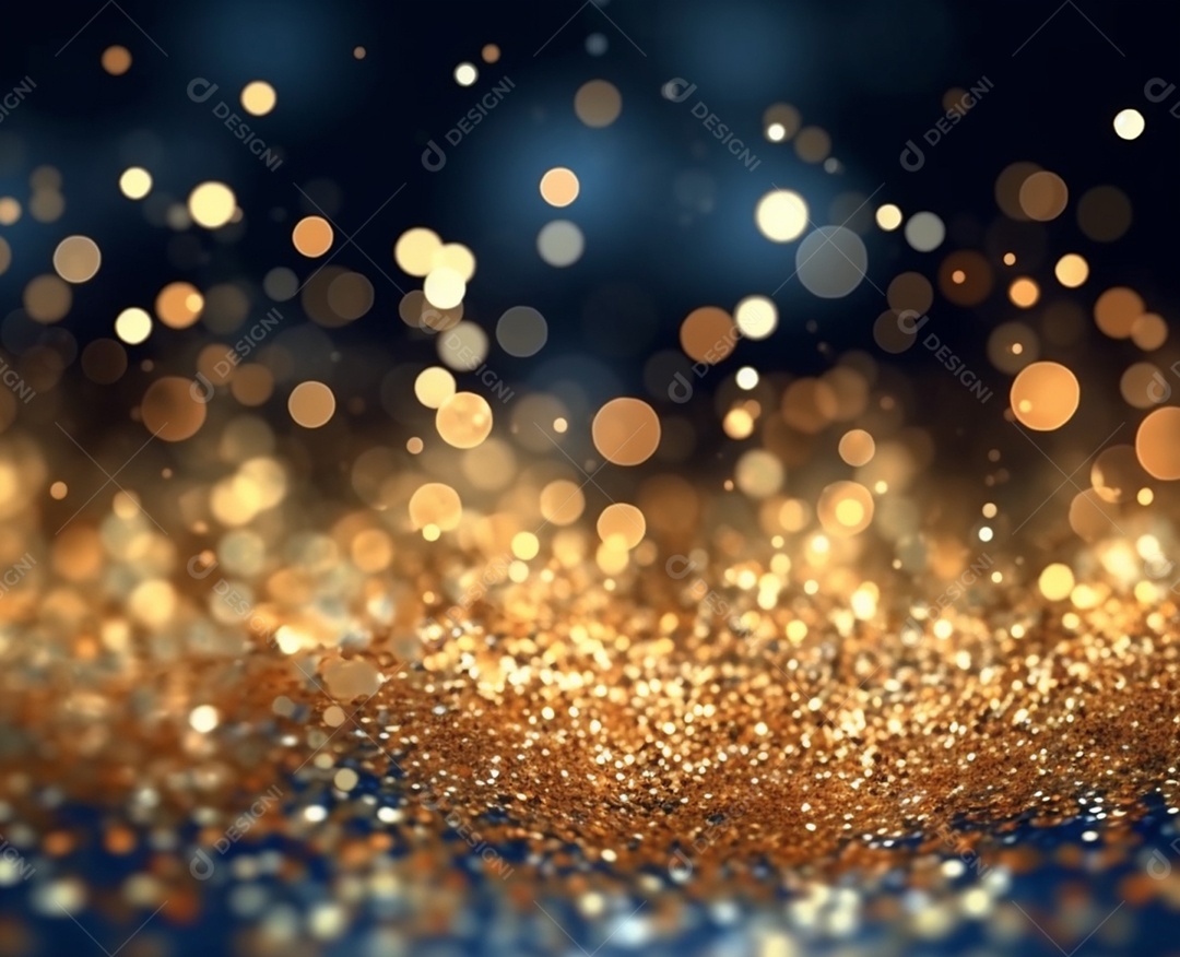 Background de brilho dourado