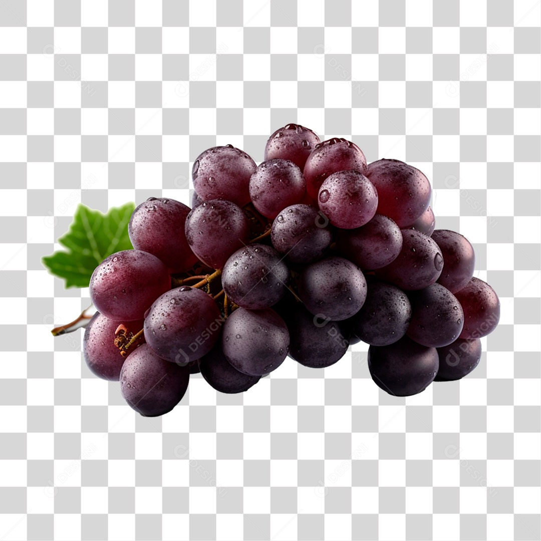 Cacho de Uvas PNG Transparente