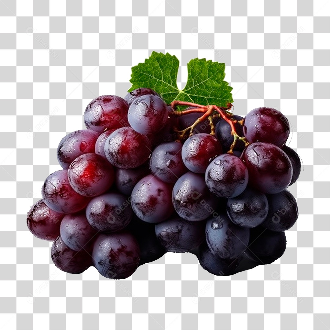 Cacho de Uvas PNG Transparente