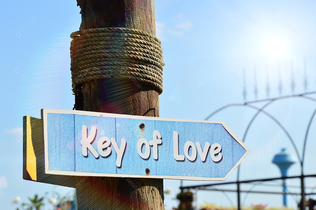 Placa de informação no parque