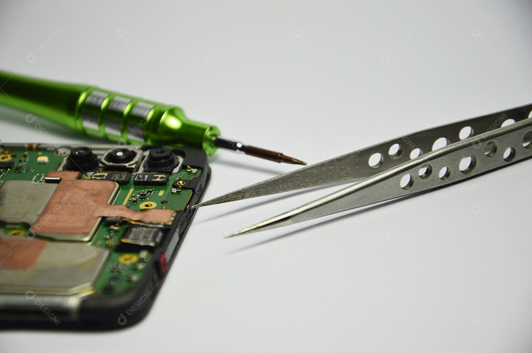 Equipamentos para concerto de celular