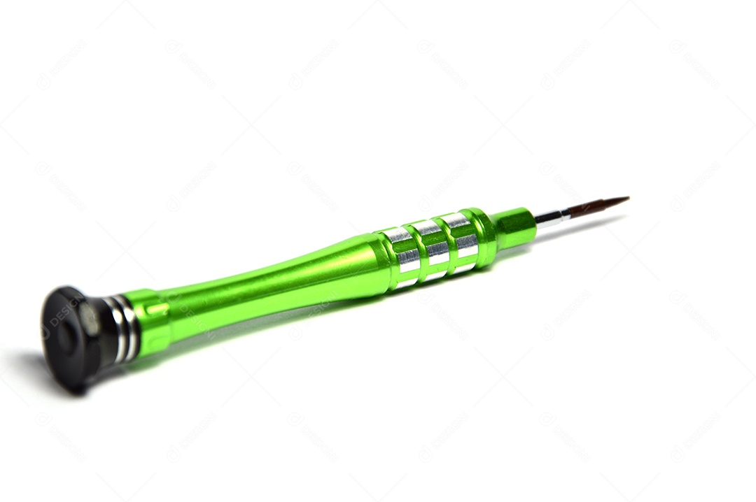 Chave pentalobe ferramentas em fundo branco